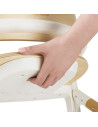 BN-LO-CELIA_WHITE_NATURAL_WOOD,Scaun de masa multifunctional Celia, Lionelo, Din lemn de fag, 6 luni- adult, Reglabil pe inaltim