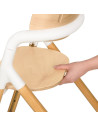 BN-LO-CELIA_WHITE_NATURAL_WOOD,Scaun de masa multifunctional Celia, Lionelo, Din lemn de fag, 6 luni- adult, Reglabil pe inaltim