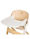 BN-LO-CELIA_WHITE_NATURAL_WOOD,Scaun de masa multifunctional Celia, Lionelo, Din lemn de fag, 6 luni- adult, Reglabil pe inaltim