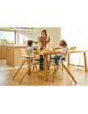 BN-LO-CELIA_WHITE_NATURAL_WOOD,Scaun de masa multifunctional Celia, Lionelo, Din lemn de fag, 6 luni- adult, Reglabil pe inaltim