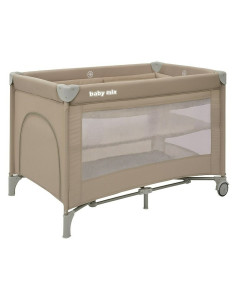 BN-57968,Patut pliant, Baby Mix, Cu doua nivele, Cu intrare laterala cu fermoar, 2 roti, 120 x 60 cm, Conform cu standardul euro
