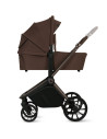 BN-LO-MIKA_PLUS_3IN1_MOCHA_MOUSSE,Carucior 3 in 1, Lionelo, Mika Plus, Cadru din aluminiu, Cu landou intarit si salteluta moale,