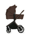 BN-LO-MIKA_PLUS_3IN1_MOCHA_MOUSSE,Carucior 3 in 1, Lionelo, Mika Plus, Cadru din aluminiu, Cu landou intarit si salteluta moale,