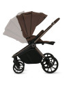 BN-LO-MIKA_PLUS_3IN1_MOCHA_MOUSSE,Carucior 3 in 1, Lionelo, Mika Plus, Cadru din aluminiu, Cu landou intarit si salteluta moale,