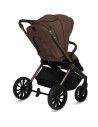 BN-LO-MIKA_PLUS_3IN1_MOCHA_MOUSSE,Carucior 3 in 1, Lionelo, Mika Plus, Cadru din aluminiu, Cu landou intarit si salteluta moale,