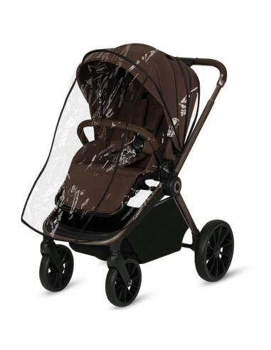BN-LO-MIKA_PLUS_3IN1_MOCHA_MOUSSE,Carucior 3 in 1, Lionelo, Mika Plus, Cadru din aluminiu, Cu landou intarit si salteluta moale,