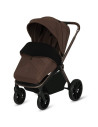 BN-LO-MIKA_PLUS_3IN1_MOCHA_MOUSSE,Carucior 3 in 1, Lionelo, Mika Plus, Cadru din aluminiu, Cu landou intarit si salteluta moale,