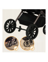 BN-LO-MIKA_PLUS_3IN1_MOCHA_MOUSSE,Carucior 3 in 1, Lionelo, Mika Plus, Cadru din aluminiu, Cu landou intarit si salteluta moale,