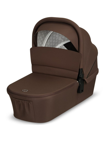 BN-LO-MIKA_PLUS_3IN1_MOCHA_MOUSSE,Carucior 3 in 1, Lionelo, Mika Plus, Cadru din aluminiu, Cu landou intarit si salteluta moale,