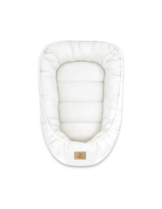 BN-6426972029902,Cosulet bebelus, Qmini, Pentru dormit, Baby Nest 55 x 75 cm, Husa 100% muselina dubla, Material certificat Oeko