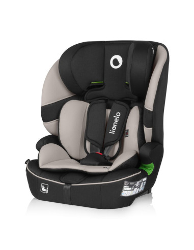 BN-LO-BILLY_I-SIZE_BEIGE_LATTE,Scaun auto i-Size, Lionelo, Billy, 76 - 150 cm, 1/2/3, Isofix + top tether, Tetiera reglabila in 
