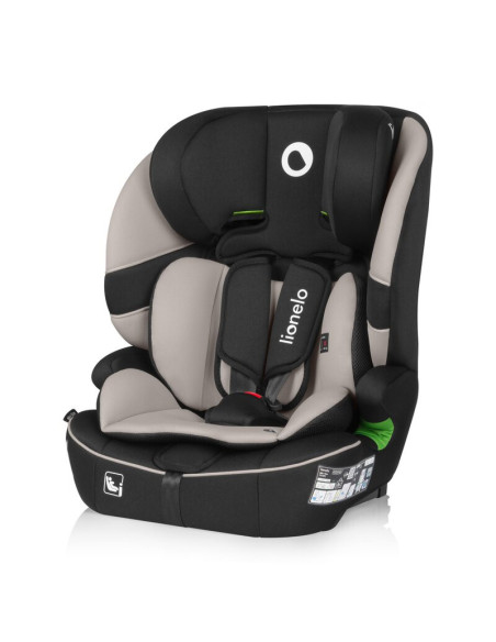 BN-LO-BILLY_I-SIZE_BEIGE_LATTE,Scaun auto i-Size, Lionelo, Billy, 76 - 150 cm, 1/2/3, Isofix + top tether, Tetiera reglabila in 