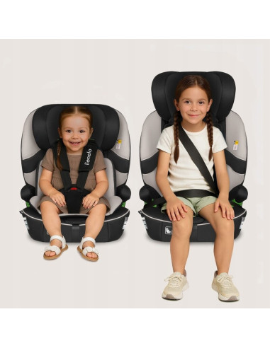 BN-LO-BILLY_I-SIZE_BEIGE_LATTE,Scaun auto i-Size, Lionelo, Billy, 76 - 150 cm, 1/2/3, Isofix + top tether, Tetiera reglabila in 