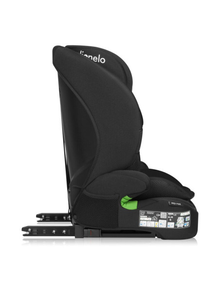 BN-LO-BILLY_I-SIZE_BLACK_CARBON,Scaun auto i-Size, Lionelo, Billy, 76 - 150 cm, 1/2/3, Isofix + top tether, Tetiera reglabila in