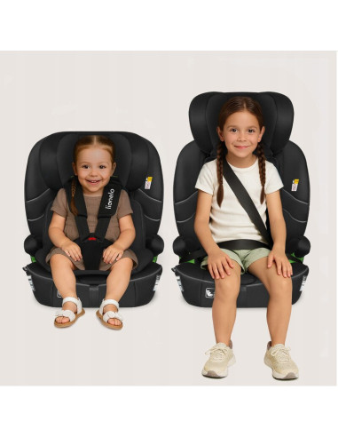 BN-LO-BILLY_I-SIZE_BLACK_CARBON,Scaun auto i-Size, Lionelo, Billy, 76 - 150 cm, 1/2/3, Isofix + top tether, Tetiera reglabila in