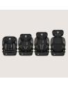 BN-LO-BILLY_I-SIZE_BLACK_GREY,Scaun auto i-Size, Lionelo, Billy, 76 -150 cm, 1/2/3, Isofix + top tether, Tetiera reglabila in 10