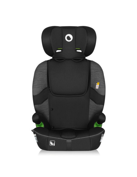 BN-LO-BILLY_I-SIZE_BLACK_GREY,Scaun auto i-Size, Lionelo, Billy, 76 -150 cm, 1/2/3, Isofix + top tether, Tetiera reglabila in 10