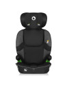 BN-LO-BILLY_I-SIZE_BLACK_GREY,Scaun auto i-Size, Lionelo, Billy, 76 -150 cm, 1/2/3, Isofix + top tether, Tetiera reglabila in 10