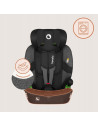 BN-LO-BILLY_I-SIZE_BLACK_GREY,Scaun auto i-Size, Lionelo, Billy, 76 -150 cm, 1/2/3, Isofix + top tether, Tetiera reglabila in 10
