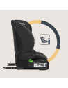 BN-LO-BILLY_I-SIZE_BLACK_GREY,Scaun auto i-Size, Lionelo, Billy, 76 -150 cm, 1/2/3, Isofix + top tether, Tetiera reglabila in 10