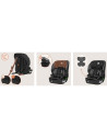 BN-LO-BILLY_I-SIZE_BLACK_GREY,Scaun auto i-Size, Lionelo, Billy, 76 -150 cm, 1/2/3, Isofix + top tether, Tetiera reglabila in 10