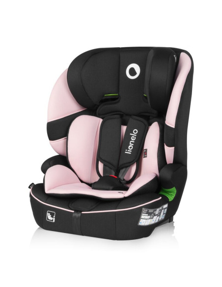 BN-LO-BILLY_I-SIZE_PINK_BABY,Scaun auto i-Size, Lionelo, Billy, 76 - 150 cm, 1/2/3, Isofix + top tether, Tetiera reglabila in 10