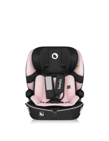 BN-LO-BILLY_I-SIZE_PINK_BABY,Scaun auto i-Size, Lionelo, Billy, 76 - 150 cm, 1/2/3, Isofix + top tether, Tetiera reglabila in 10