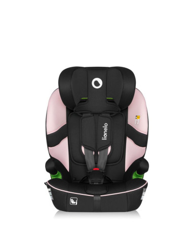 BN-LO-BILLY_I-SIZE_PINK_BABY,Scaun auto i-Size, Lionelo, Billy, 76 - 150 cm, 1/2/3, Isofix + top tether, Tetiera reglabila in 10