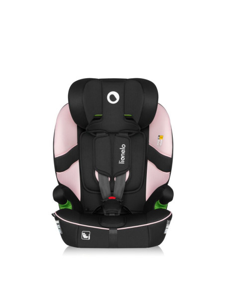 BN-LO-BILLY_I-SIZE_PINK_BABY,Scaun auto i-Size, Lionelo, Billy, 76 - 150 cm, 1/2/3, Isofix + top tether, Tetiera reglabila in 10