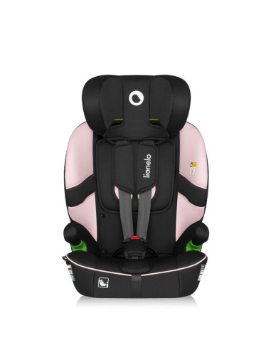 BN-LO-BILLY_I-SIZE_PINK_BABY,Scaun auto i-Size, Lionelo, Billy, 76 - 150 cm, 1/2/3, Isofix + top tether, Tetiera reglabila in 10