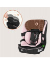 BN-LO-BILLY_I-SIZE_PINK_BABY,Scaun auto i-Size, Lionelo, Billy, 76 - 150 cm, 1/2/3, Isofix + top tether, Tetiera reglabila in 10
