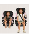 BN-LO-BILLY_I-SIZE_PINK_BABY,Scaun auto i-Size, Lionelo, Billy, 76 - 150 cm, 1/2/3, Isofix + top tether, Tetiera reglabila in 10