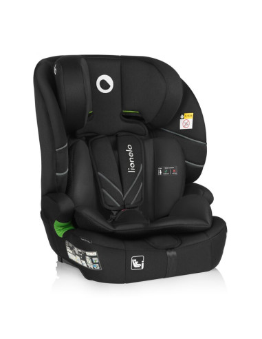 BN-LO-LEVI_FIX_I-SIZE_BLACK_CARBON,Scaun auto i-Size, Lionelo, Levi Fix, 76 - 150 cm, 1/2/3, ISOFIX + Top Tether, Tetiera reglab