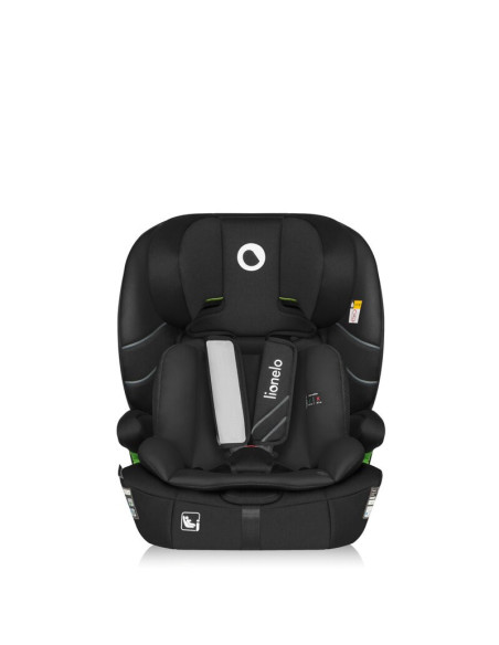 BN-LO-LEVI_FIX_I-SIZE_BLACK_CARBON,Scaun auto i-Size, Lionelo, Levi Fix, 76 - 150 cm, 1/2/3, ISOFIX + Top Tether, Tetiera reglab