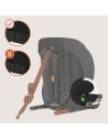 BN-LO-LEVI_FIX_I-SIZE_BLACK_CARBON,Scaun auto i-Size, Lionelo, Levi Fix, 76 - 150 cm, 1/2/3, ISOFIX + Top Tether, Tetiera reglab