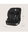 BN-LO-LEVI_FIX_I-SIZE_BLACK_CARBON,Scaun auto i-Size, Lionelo, Levi Fix, 76 - 150 cm, 1/2/3, ISOFIX + Top Tether, Tetiera reglab