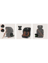 BN-LO-LEVI_FIX_I-SIZE_BLACK_CARBON,Scaun auto i-Size, Lionelo, Levi Fix, 76 - 150 cm, 1/2/3, ISOFIX + Top Tether, Tetiera reglab