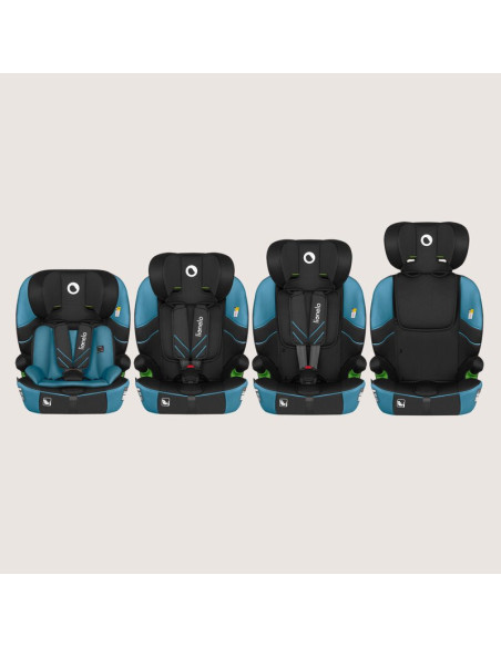 BN-LO-LEVI_FIX_I-SIZE_BLUE_COBALT,Scaun auto i-Size, Lionelo, Levi Fix, 76 - 150 cm, 1/2/3, ISOFIX + Top Tether, Tetiera reglabi