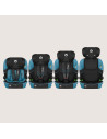BN-LO-LEVI_FIX_I-SIZE_BLUE_COBALT,Scaun auto i-Size, Lionelo, Levi Fix, 76 - 150 cm, 1/2/3, ISOFIX + Top Tether, Tetiera reglabi