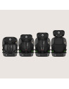 BN-LO-LEVI_FIX_I-SIZE_GREY_STONE,Scaun auto i-Size, Lionelo, Levi Fix, 76 - 150 cm, 1/2/3, ISOFIX + Top Tether, Tetiera reglabil