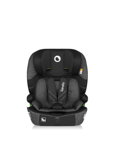 BN-LO-LEVI_FIX_I-SIZE_GREY_STONE,Scaun auto i-Size, Lionelo, Levi Fix, 76 - 150 cm, 1/2/3, ISOFIX + Top Tether, Tetiera reglabil