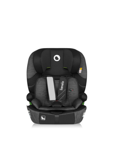 BN-LO-LEVI_FIX_I-SIZE_GREY_STONE,Scaun auto i-Size, Lionelo, Levi Fix, 76 - 150 cm, 1/2/3, ISOFIX + Top Tether, Tetiera reglabil