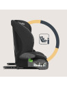 BN-LO-LEVI_FIX_I-SIZE_GREY_STONE,Scaun auto i-Size, Lionelo, Levi Fix, 76 - 150 cm, 1/2/3, ISOFIX + Top Tether, Tetiera reglabil