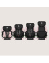 BN-LO-LEVI_FIX_I-SIZE_PINK_BABY,Scaun auto i-Size, Lionelo, Levi Fix, 76 - 150 cm, 1/2/3, ISOFIX + Top Tether, Tetiera reglabila