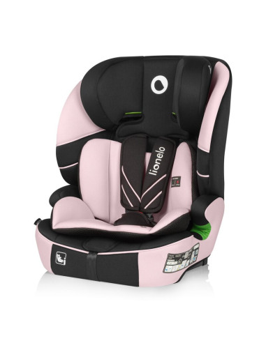 BN-LO-LEVI_FIX_I-SIZE_PINK_BABY,Scaun auto i-Size, Lionelo, Levi Fix, 76 - 150 cm, 1/2/3, ISOFIX + Top Tether, Tetiera reglabila