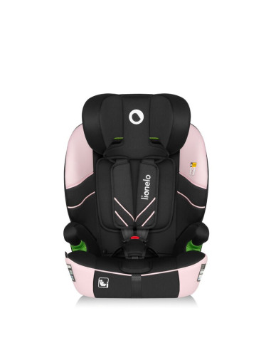 BN-LO-LEVI_FIX_I-SIZE_PINK_BABY,Scaun auto i-Size, Lionelo, Levi Fix, 76 - 150 cm, 1/2/3, ISOFIX + Top Tether, Tetiera reglabila