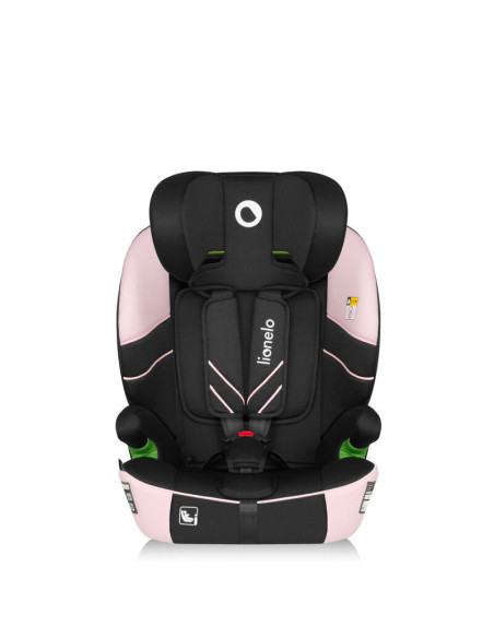 BN-LO-LEVI_FIX_I-SIZE_PINK_BABY,Scaun auto i-Size, Lionelo, Levi Fix, 76 - 150 cm, 1/2/3, ISOFIX + Top Tether, Tetiera reglabila
