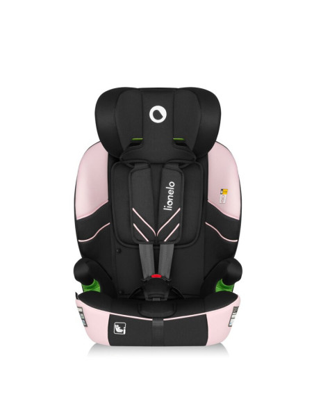 BN-LO-LEVI_FIX_I-SIZE_PINK_BABY,Scaun auto i-Size, Lionelo, Levi Fix, 76 - 150 cm, 1/2/3, ISOFIX + Top Tether, Tetiera reglabila