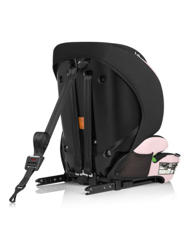 BN-LO-LEVI_FIX_I-SIZE_PINK_BABY,Scaun auto i-Size, Lionelo, Levi Fix, 76 - 150 cm, 1/2/3, ISOFIX + Top Tether, Tetiera reglabila