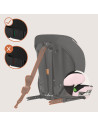 BN-LO-LEVI_FIX_I-SIZE_PINK_BABY,Scaun auto i-Size, Lionelo, Levi Fix, 76 - 150 cm, 1/2/3, ISOFIX + Top Tether, Tetiera reglabila